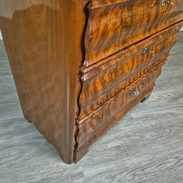 Kommode Biedermeier 1840 Mahagoni – Bild 5