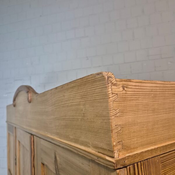 Schrank Kleiderschrank Jugendstil 1900 Kiefer – Bild 6