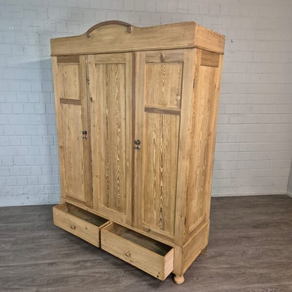 Schrank Kleiderschrank Jugendstil 1900 Kiefer – Bild 7