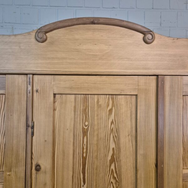Schrank Kleiderschrank Jugendstil 1900 Kiefer – Bild 4