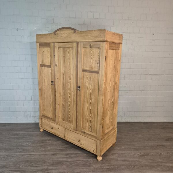 Schrank Kleiderschrank Jugendstil 1900 Kiefer – Bild 3