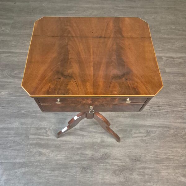 Nähtisch Biedermeier 1830 Mahagoni – Bild 3