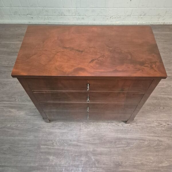 Kommode Biedermeier 1850 Mahagoni – Bild 4