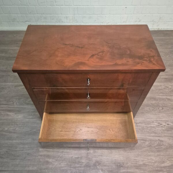 Kommode Biedermeier 1850 Mahagoni – Bild 8