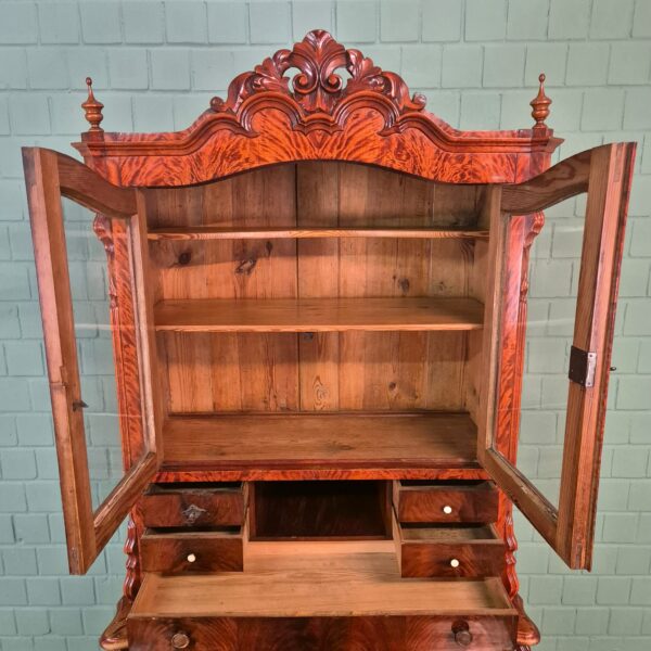 Sekretär Louis Philippe 1860 Birke – Bild 14