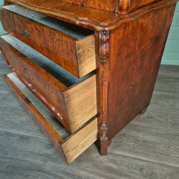 Sekretär Louis Philippe 1860 Birke – Bild 22