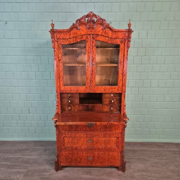 Sekretär Louis Philippe 1860 Birke – Bild 2