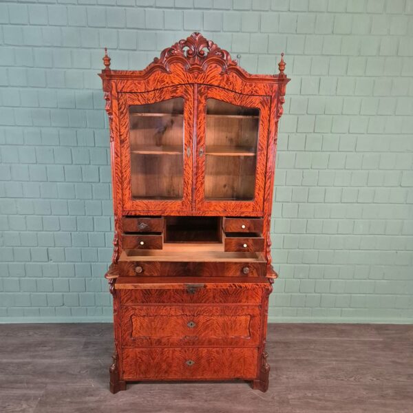 Sekretär Louis Philippe 1860 Birke – Bild 16