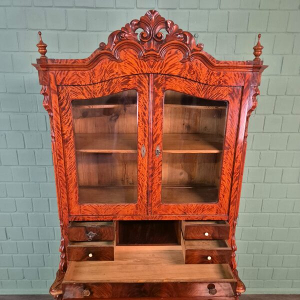 Sekretär Louis Philippe 1860 Birke – Bild 17