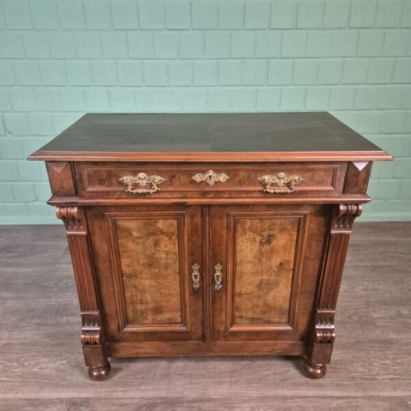Anrichte Halbschrank Gründerzeit 1880 Nussbaum – Bild 2