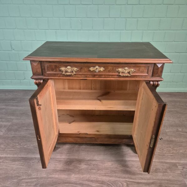 Anrichte Halbschrank Gründerzeit 1880 Nussbaum – Bild 8