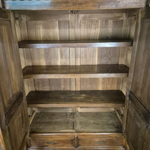 Schrank Kleiderschrank Gründerzeit 1880 Eiche – Bild 13