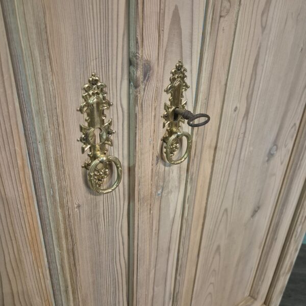 Schrank Kleiderschrank Jugendstil 1900 Kiefer – Bild 3