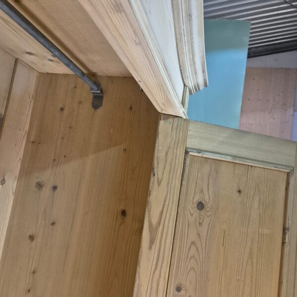 Schrank Kleiderschrank Jugendstil 1900 Kiefer – Bild 8