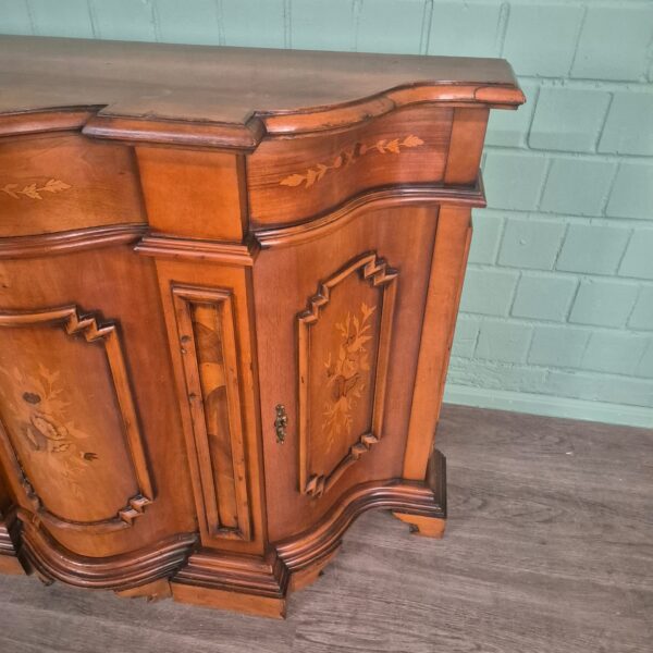 Anrichte Sideboard Neubarock Nussbaum 1,24 m – Bild 11