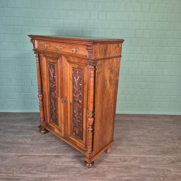 Vertiko Gründerzeit 1880 Nussbaum – Bild 3