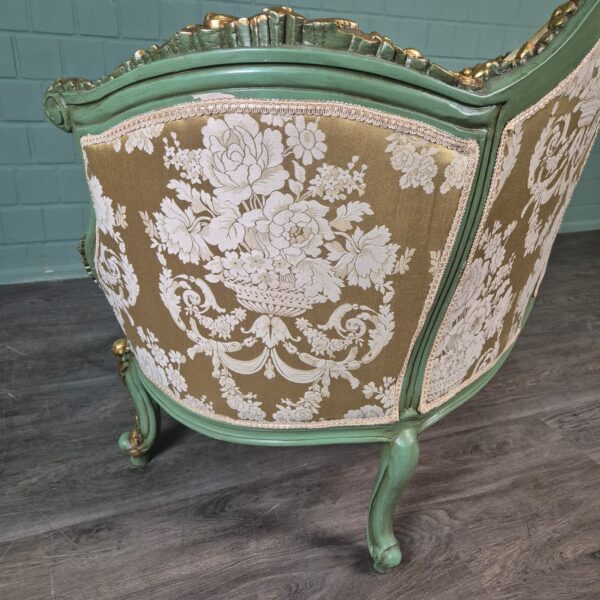 Couch Sofa Gold-Creme Barockstil 1,50 m – Bild 12