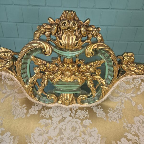 Couch Sofa Gold-Creme Barockstil 1,50 m – Bild 8