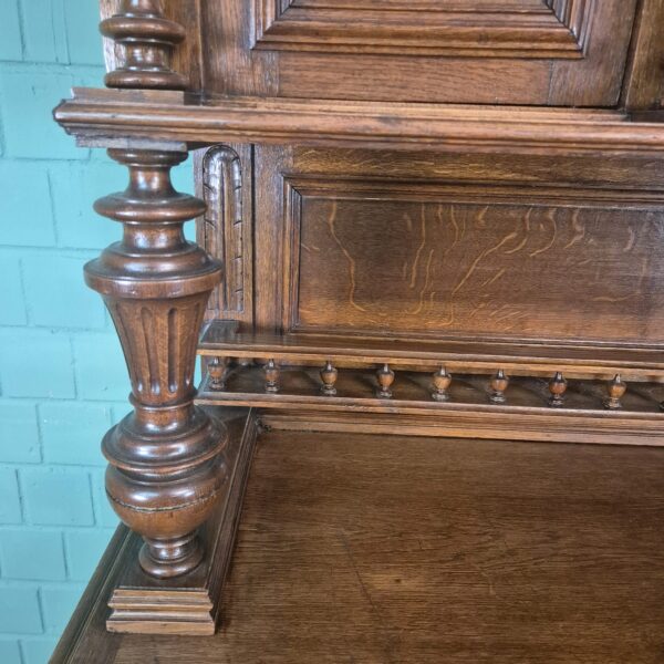 Buffetschrank Schrank Gründerzeit 1880 Eiche – Bild 8