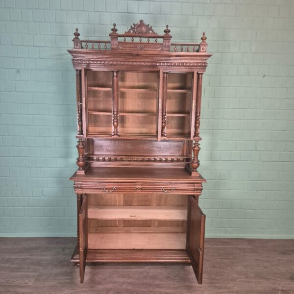 Buffetschrank Schrank Gründerzeit 1880 Eiche – Bild 11