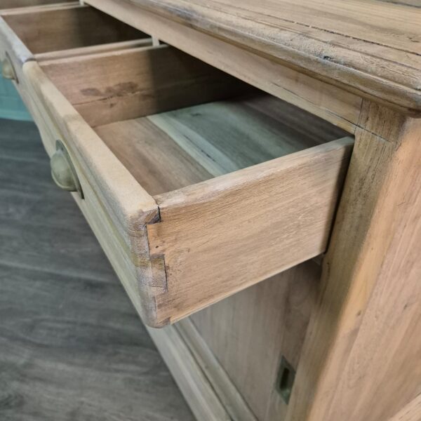 Vitrine Bücherschrank Teakholz 1,65 m – Bild 18