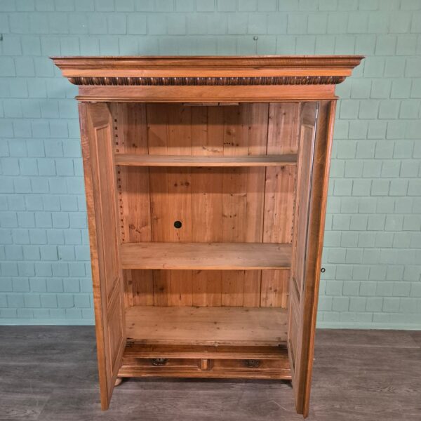 Kleiderschrank Schrank Gründerzeit 1880 Nussbaum – Bild 8