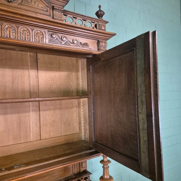 Buffetschrank Schrank Gründerzeit 1880 Nussbaum – Bild 21