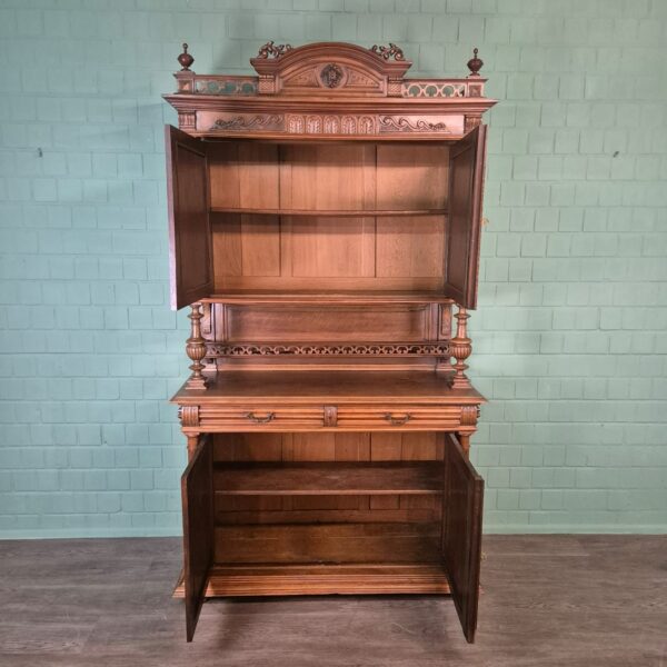 Buffetschrank Schrank Gründerzeit 1880 Nussbaum – Bild 17