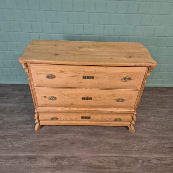 Kommode Louis Philippe 1860 Kiefer – Bild 2