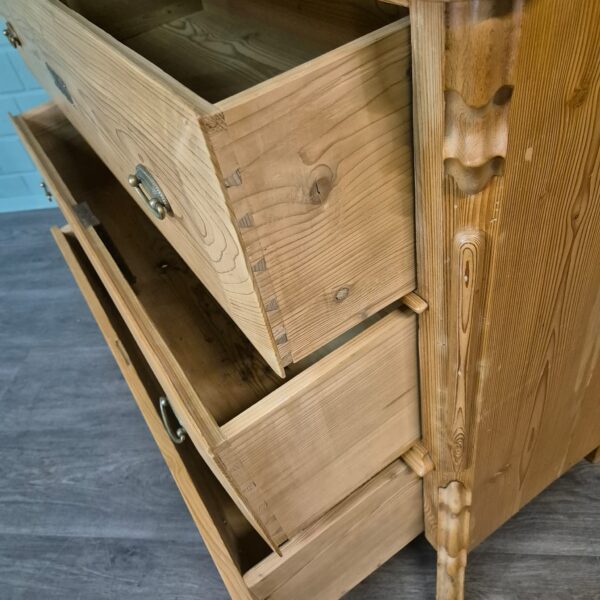 Kommode Louis Philippe 1860 Kiefer – Bild 8
