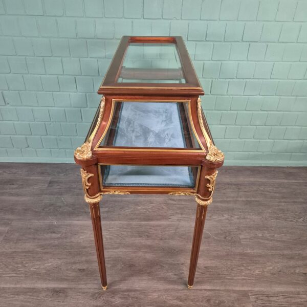 Vitrine Tischvitrine Mahagoni 1,07 m – Bild 3