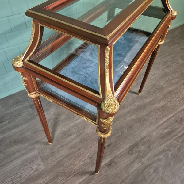 Vitrine Tischvitrine Mahagoni 1,07 m – Bild 4