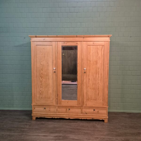 Schrank Kleiderschrank Jugendstil 1900 Kiefer