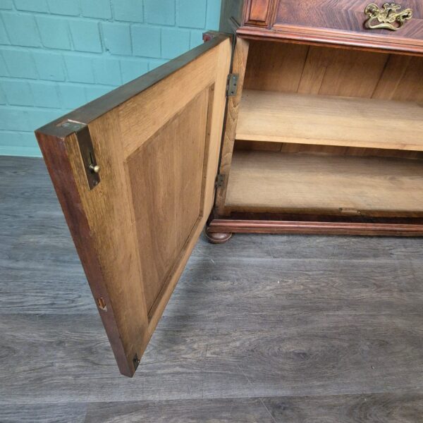 Buffetschrank Schrank Jugendstil 1910 Nussbaum – Bild 22