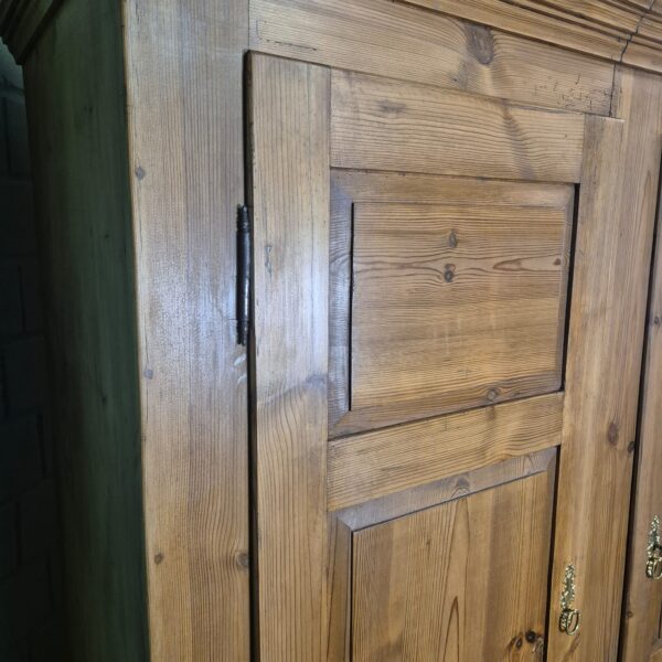 Schrank Kleiderschrank Biedermeier 1850 Kiefer – Bild 5