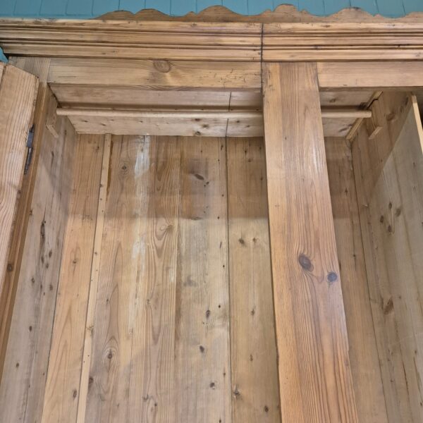 Schrank Kleiderschrank Biedermeier 1850 Kiefer – Bild 11