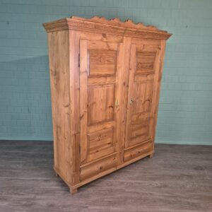 Schrank Kleiderschrank Biedermeier 1850 Kiefer