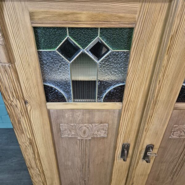Vertiko Jugendstil 1900 Kiefer – Bild 6