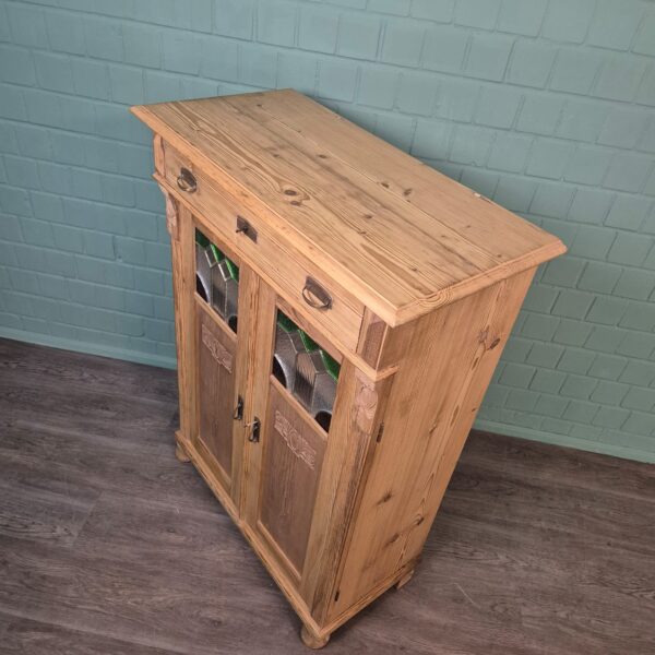 Vertiko Jugendstil 1900 Kiefer – Bild 4