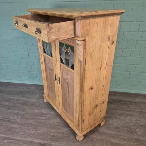 Vertiko Jugendstil 1900 Kiefer – Bild 11