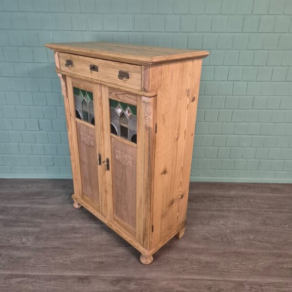 Vertiko Jugendstil 1900 Kiefer – Bild 3