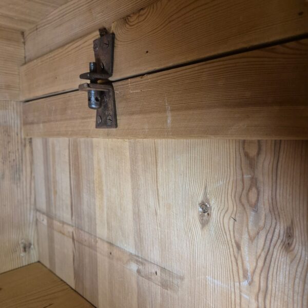 Vitrine Geschirrschrank Jugendstil 1900 Kiefer – Bild 10