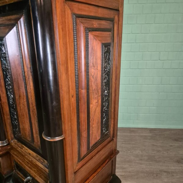 Holländischer Barockschrank 1800 Palisander – Bild 15