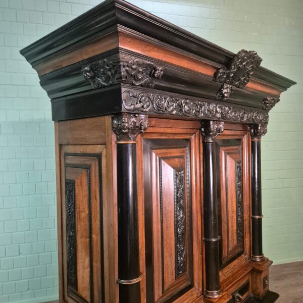 Holländischer Barockschrank 1800 Palisander – Bild 5