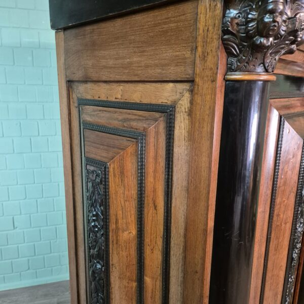 Holländischer Barockschrank 1800 Palisander – Bild 7