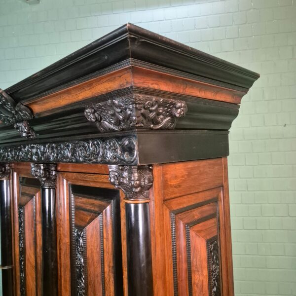 Holländischer Barockschrank 1800 Palisander – Bild 18