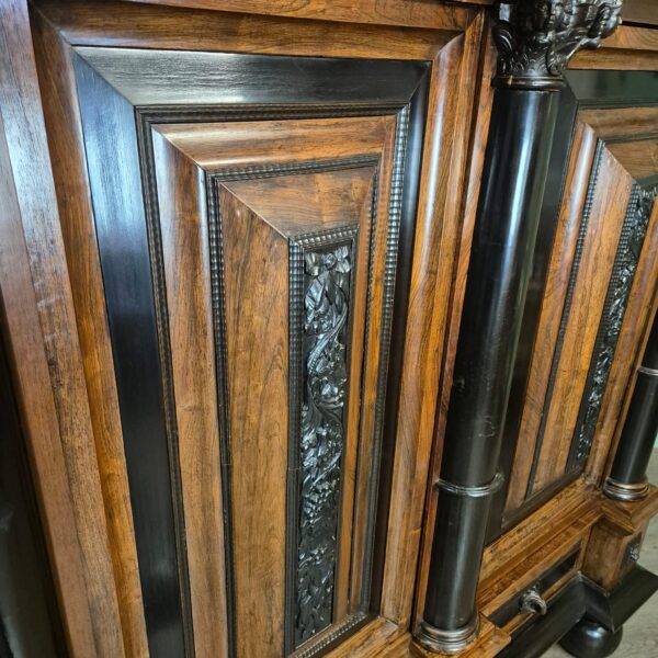 Holländischer Barockschrank 1800 Palisander – Bild 8