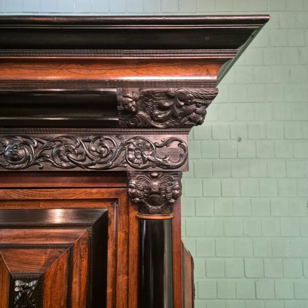Holländischer Barockschrank 1800 Palisander – Bild 19