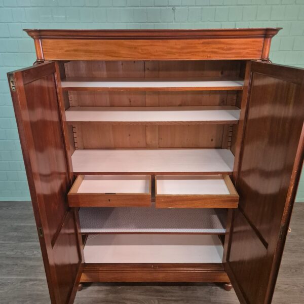 Kleiderschrank Schrank Biedermeier 1850 Mahagoni – Bild 8