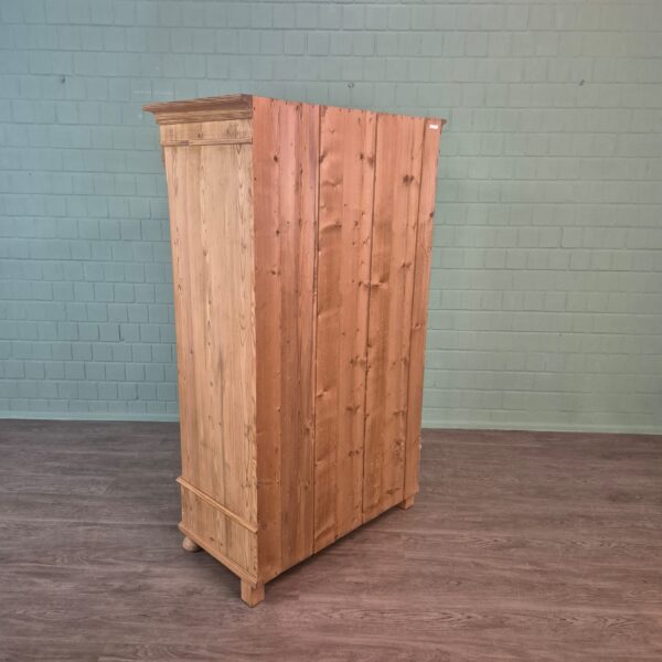Schrank Kleiderschrank Jugendstil 1900 Kiefer – Bild 16